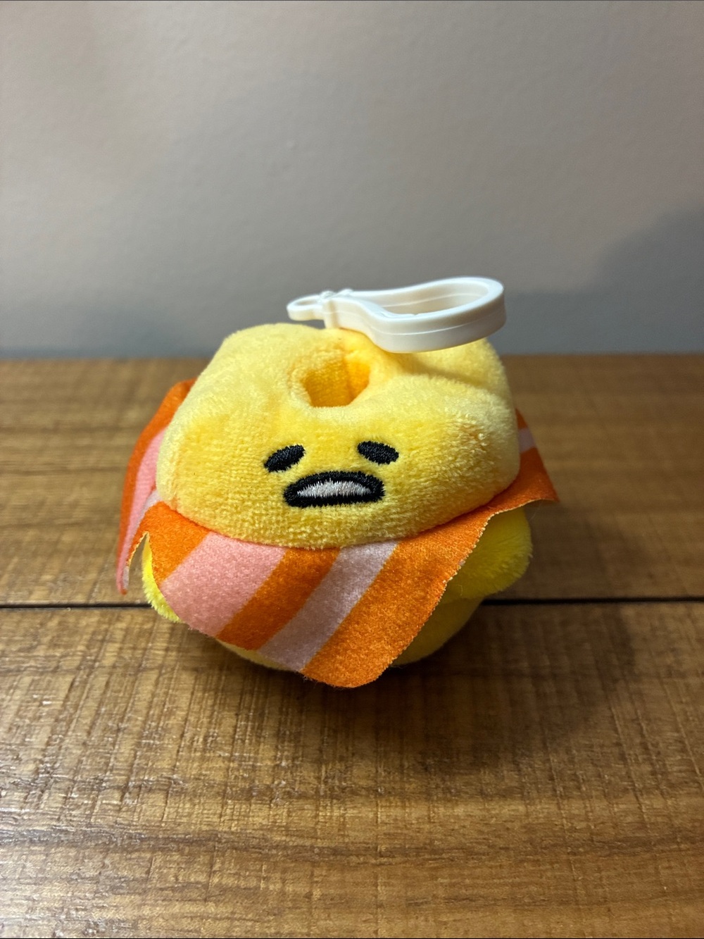 Sanrio Gudetama Rare Blind Box Plush Keychain - Breakfast Edition Bagel Sandwich